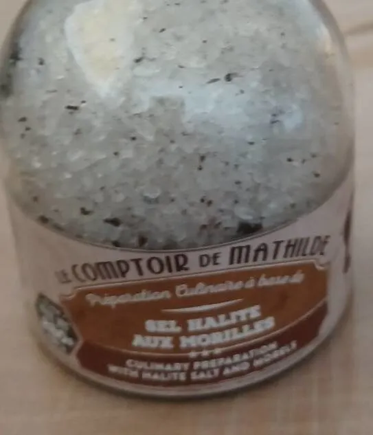 Sel halite aux morilles