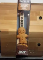 Cuillère chocolat lait et bonhomme pain d'épices
