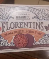 Florentins caramel beurre salé chocolat noir