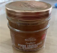 Confiture poire chataigne d ardeche