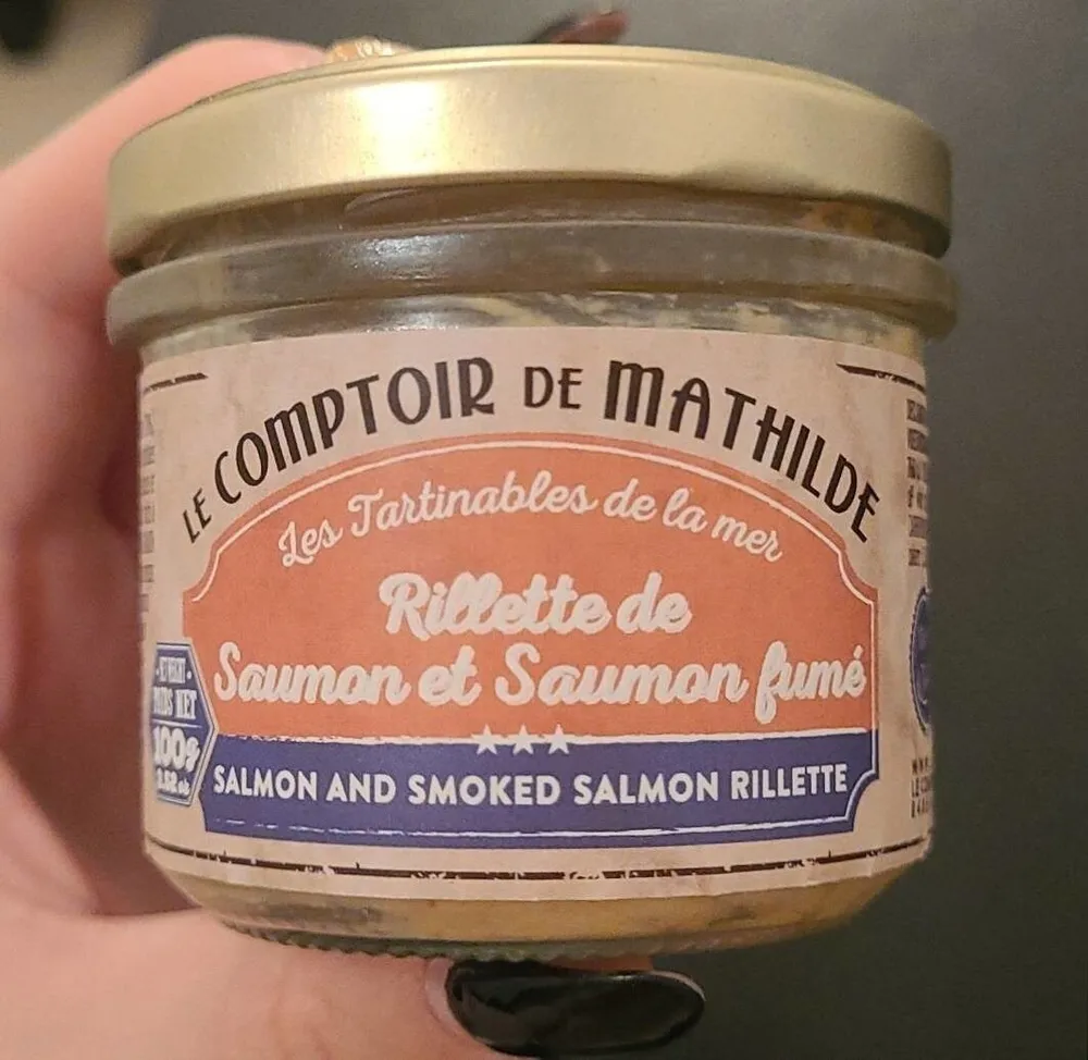 Rillettes de saumon et saumon fumé