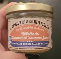 Rillettes de saumon et saumon fumé