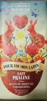 Tablette lait praliné éclat de noisettes caramélisées