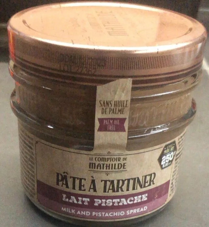 Pâte à tartiner Lait pistache