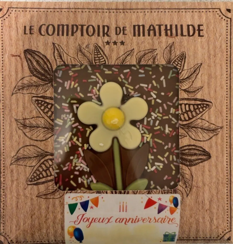 Tablette chocolat au lait et bonbons chocolatés