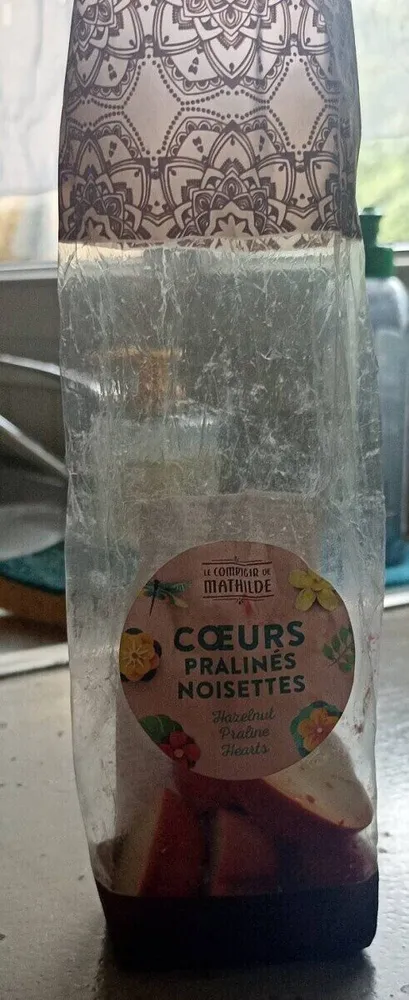 Cœurs pralinés noisettes