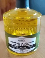 Préparation culinaire a base d’huile arôme truffe noire