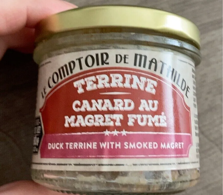 Terrine de canard au magret fumé