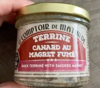 Terrine de canard au magret fumé
