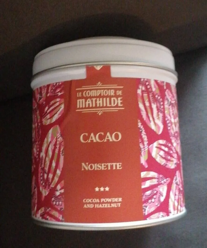 Cacao en poudre et  noisette