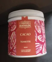 Cacao en poudre et  noisette