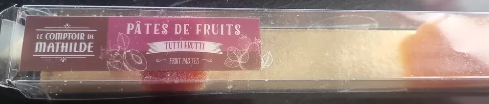 PÂTES DE FRUITS TUTTI FRUTTI