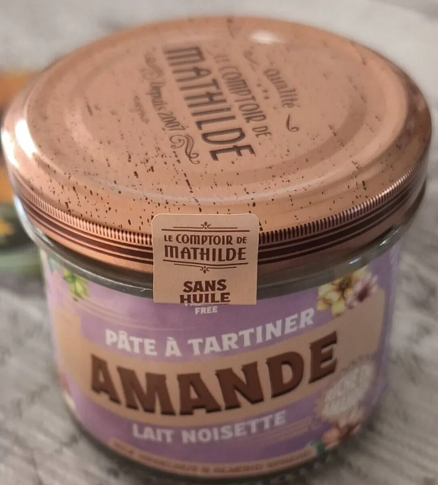 Pâte à tartiner Amande