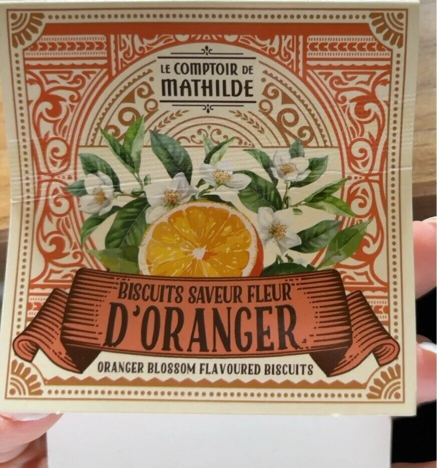Biscuits fleur d’oranger