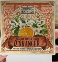 Biscuits fleur d’oranger