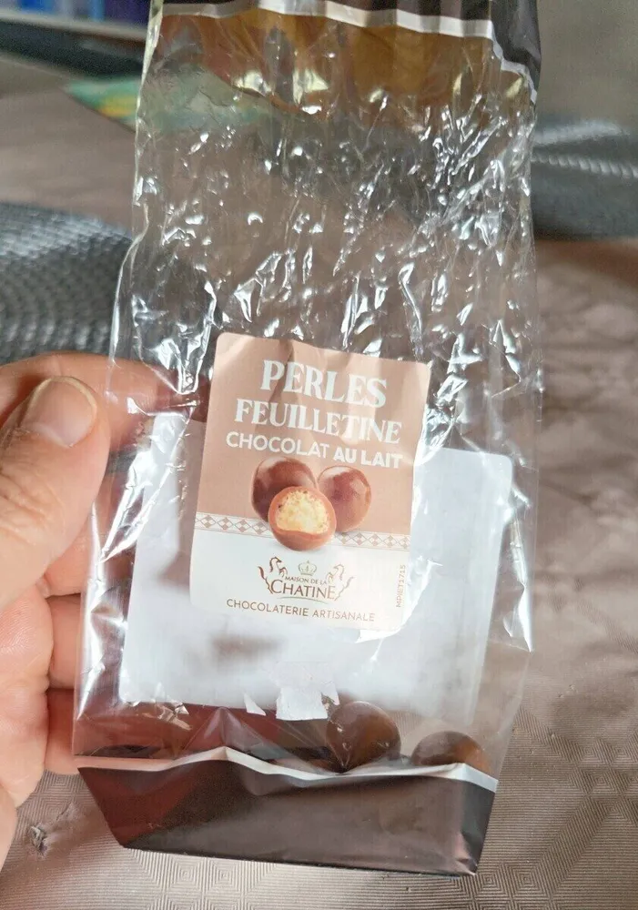 Perles feuilletine chocolat au lait