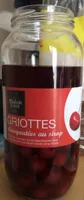 Griottes dénoyautées au sirop