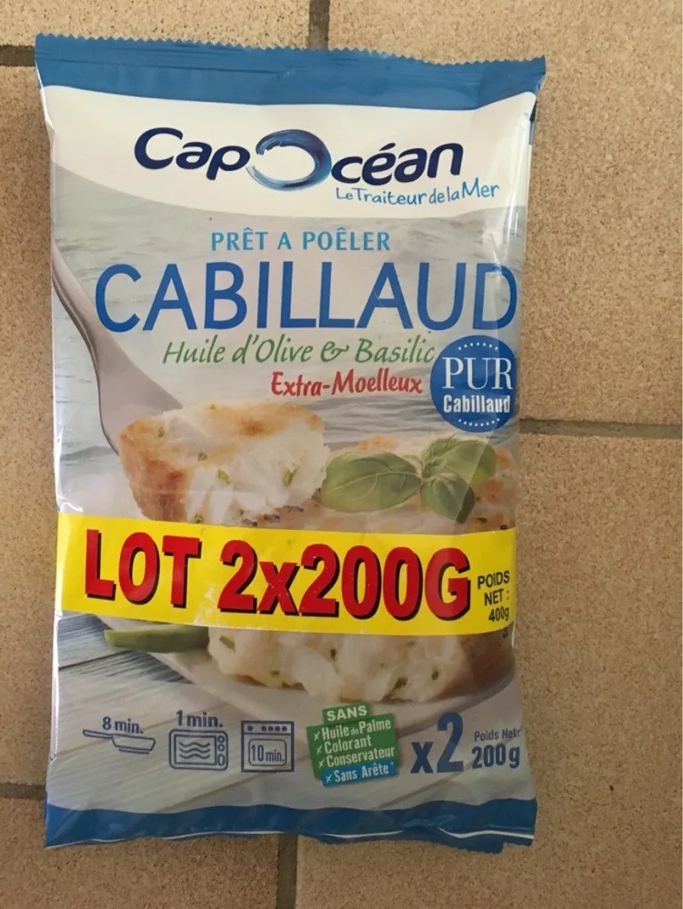 Cabillaud prêt à poêler