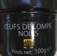 Oeufs de lompe noirs