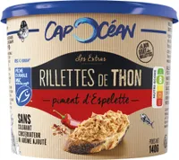 Rillettes de thon MSC piment d'Espelette