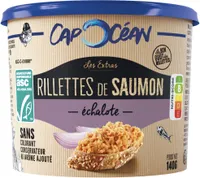 Rillettes de saumon Atlantique ASC échalote et origan - 140g - Frais