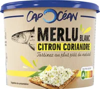 Tartinable Merlu Blanc, Citron Coriandre 140g