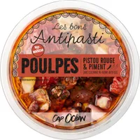 Poulpes pistou rouge et piment - 120g - Frais