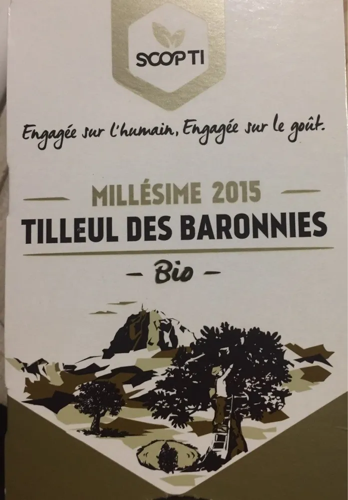 Millésime tilleul des baronnies
