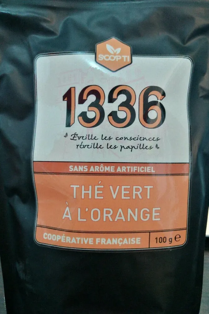 Thé vert à l'orange