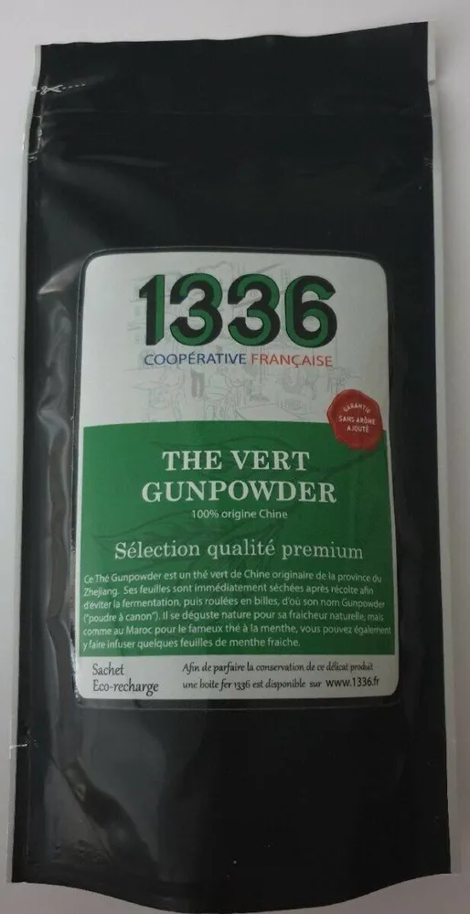 Thé vert gunpowder