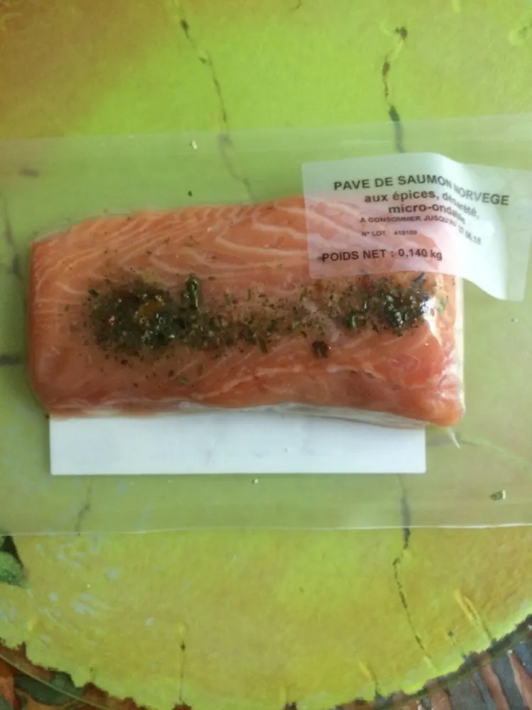 Pave Saumon Norvege aux epices
