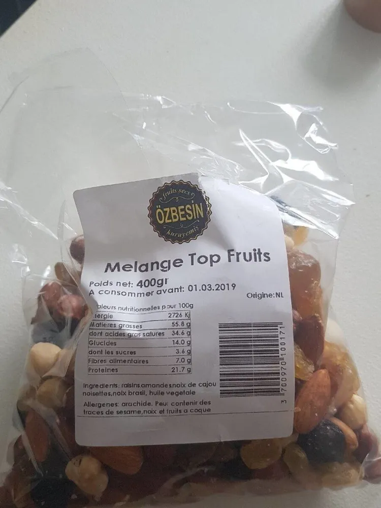 Melange Top Fruits
