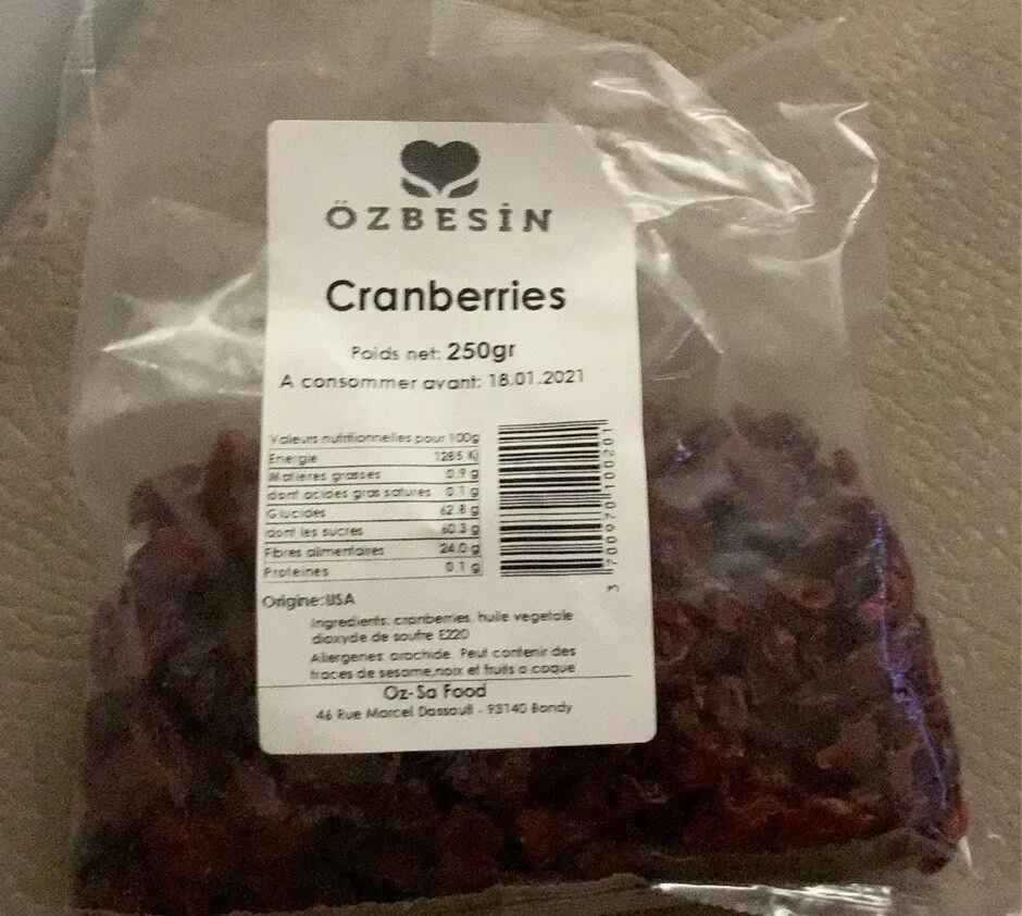 Cranberies