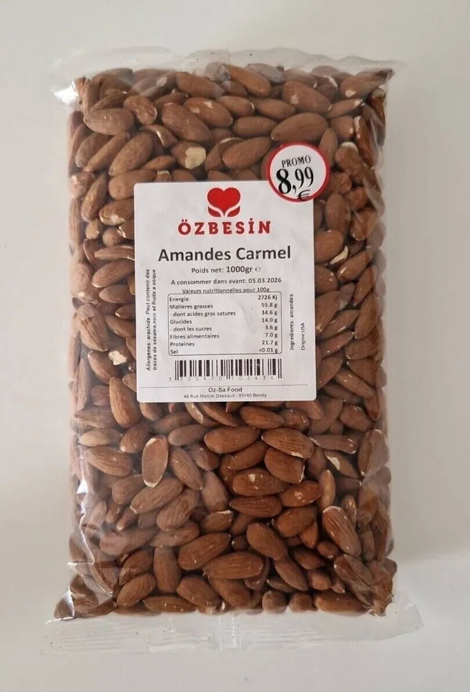 Amandes carmel