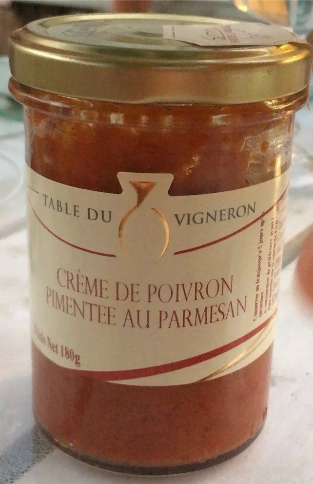 Creme de poivron pimentée au parmesan