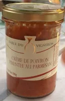 Creme de poivron pimentée au parmesan