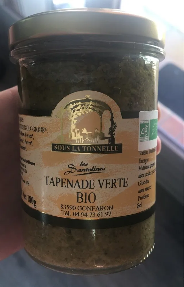 tapenade verte bio