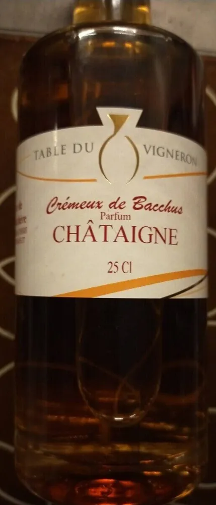 Crémeux de Bacchus parfum châtaigne