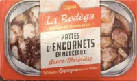 Pattes d’encornets en morceaux sauce mariniere