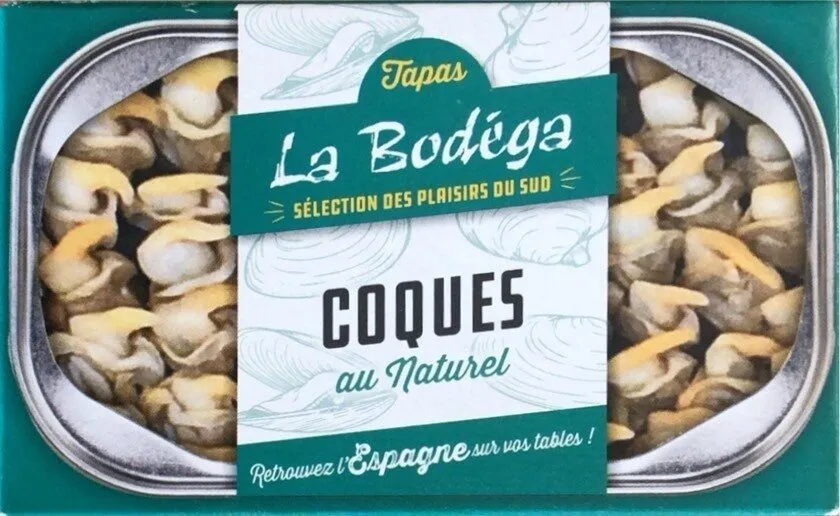 Coques au naturel