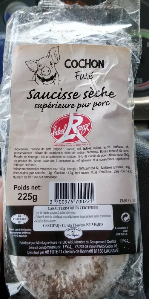 Saucisse sèche