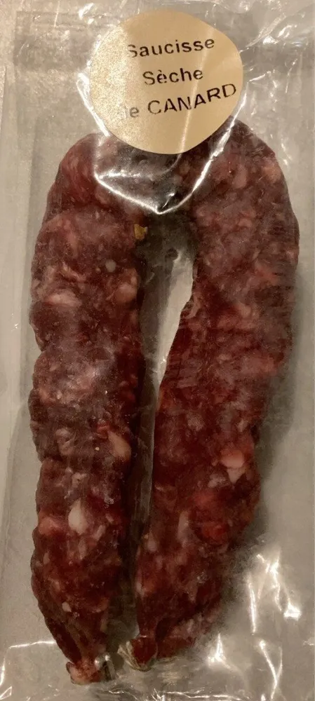 saucisse sèche de canard