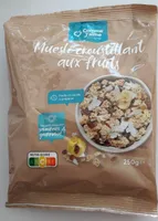 Muesli croustillant aux fruits