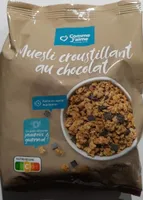 Muesli croustillant au chocolat