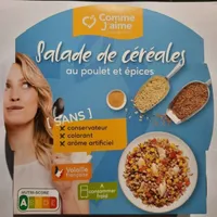 Salade de céréales au poulet et épices