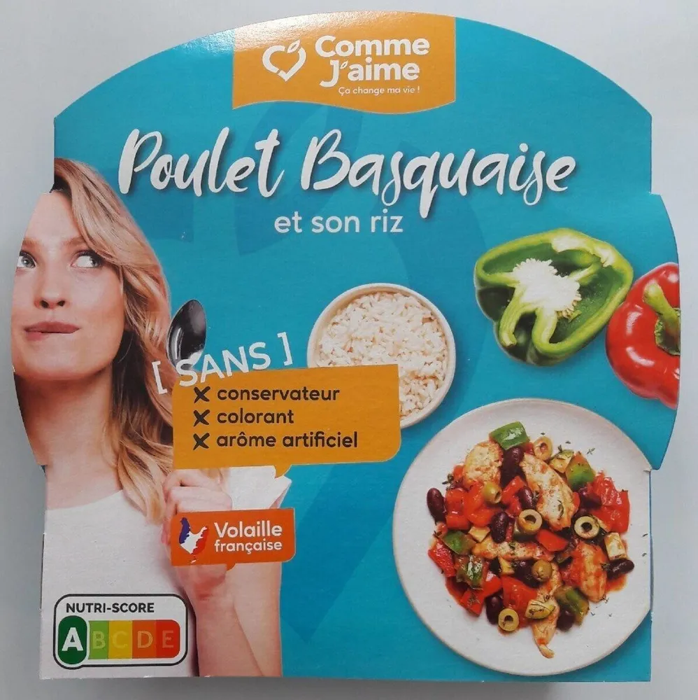 Poulet Basquaise et son riz
