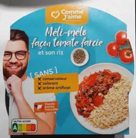 Méli-mélo façon tomate farcie et son riz
