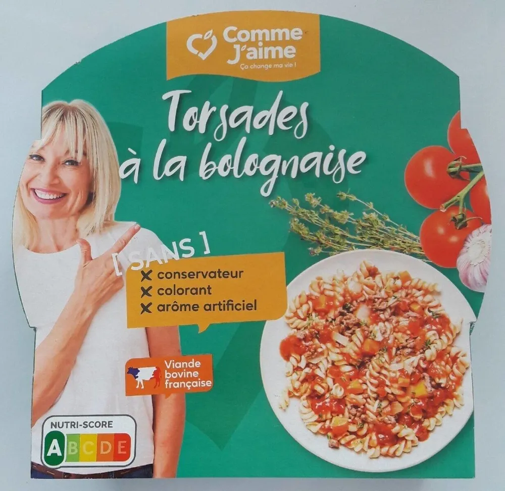 Torsades à la bolognaise