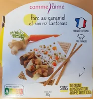 Porc au caramel et son riz cantonais