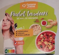 Poulet tandoori et son riz complet